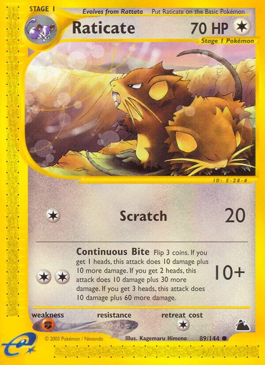 Raticate 089/144 Skyridge