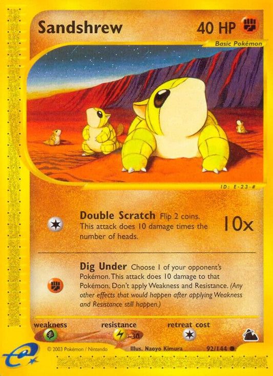 Sandshrew 092/144 Skyridge