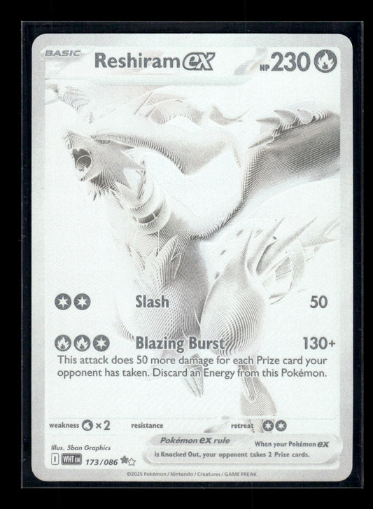 Reshiram ex 173/086 SV: White Flare