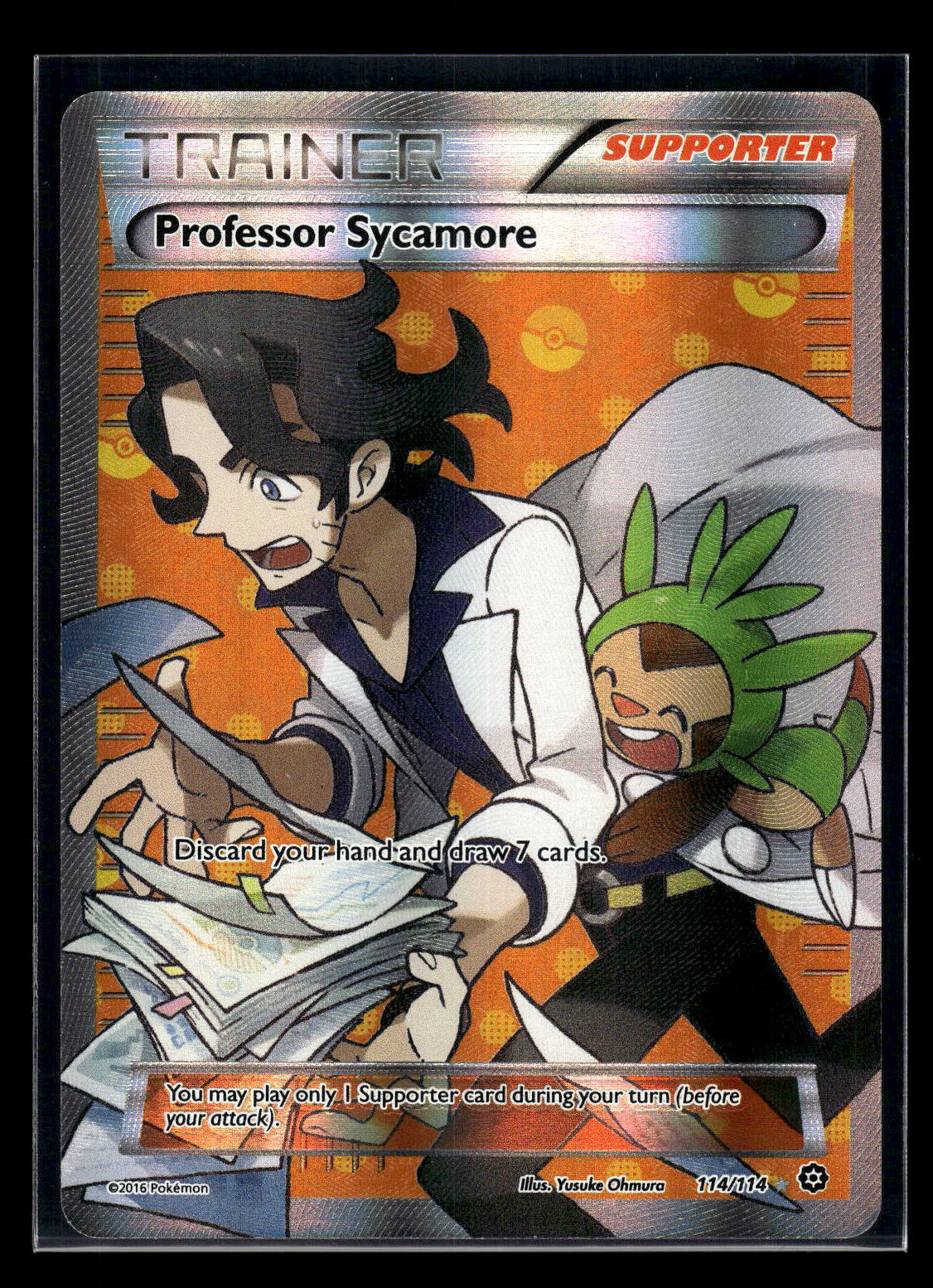 Professor Sycamore 114/114 XY - Steam Siege