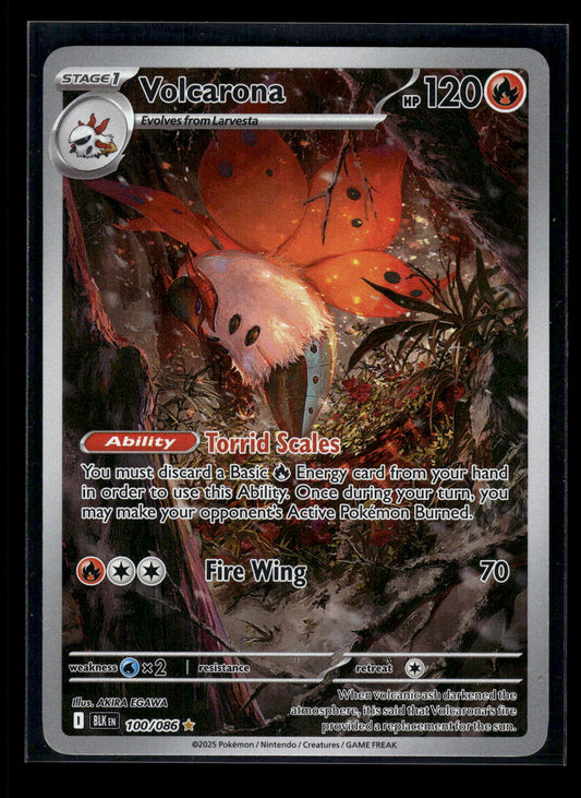 Volcarona 100/086 SV: Black Bolt