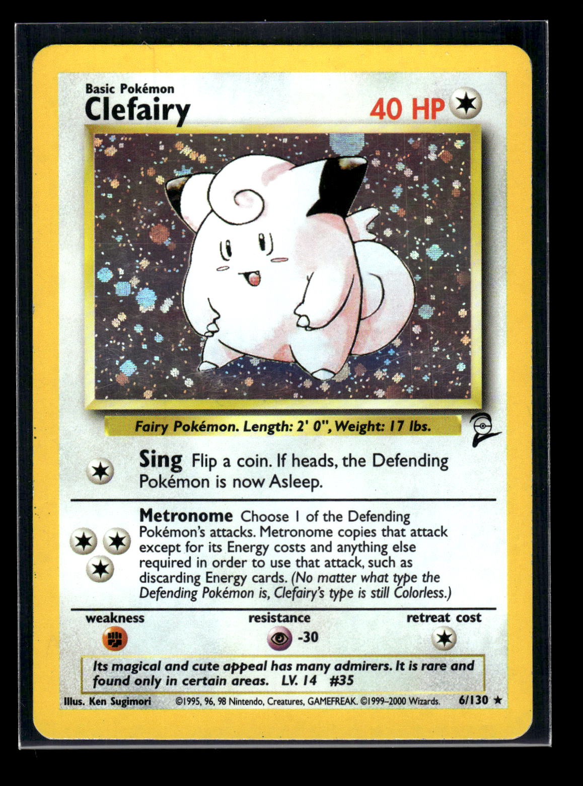 Clefairy 006/130 Base Set 2