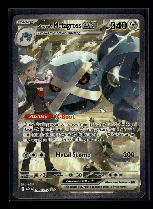 Steven's Metagross ex 289/217 ME: Ascended Heroes