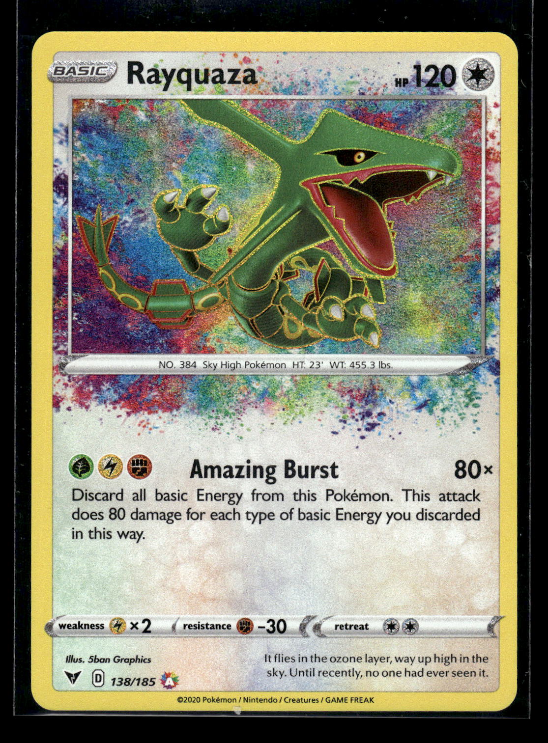 Rayquaza 138/185 SWSH04: Vivid Voltage