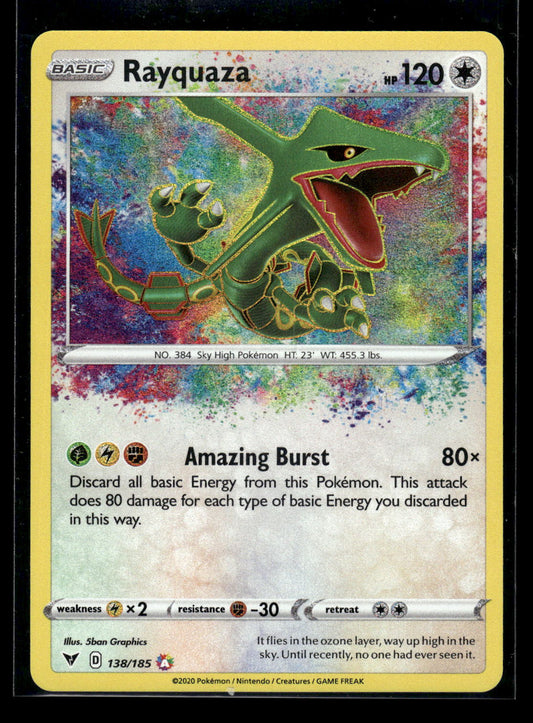 Rayquaza 138/185 SWSH04: Vivid Voltage