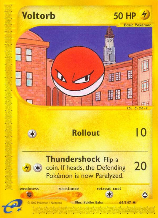 Voltorb (64) 064/147 Aquapolis