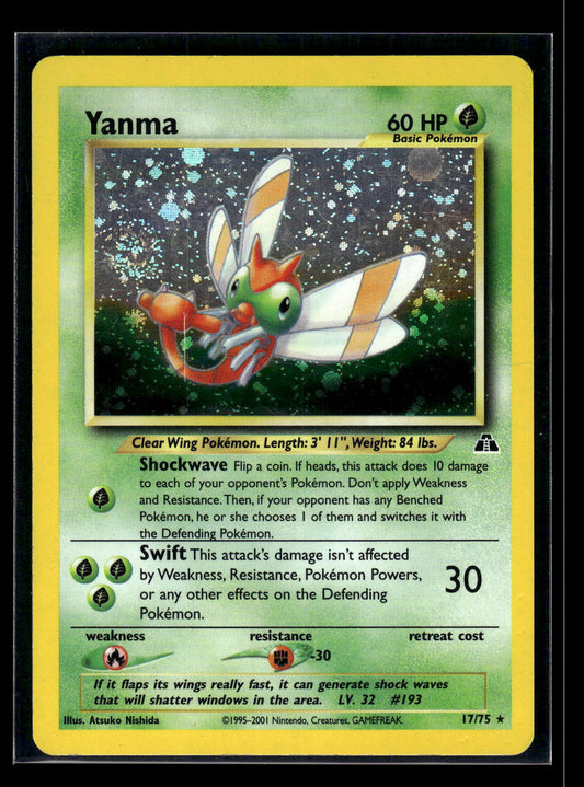 Yanma (17) 17/75 Neo Discovery