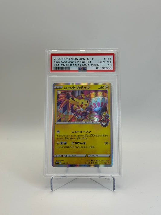 PSA 10 - Kanazawa's Pikachu 144/S-P - Promo