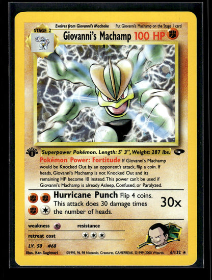 Giovanni's Machamp 006/132 Gym Challenge
