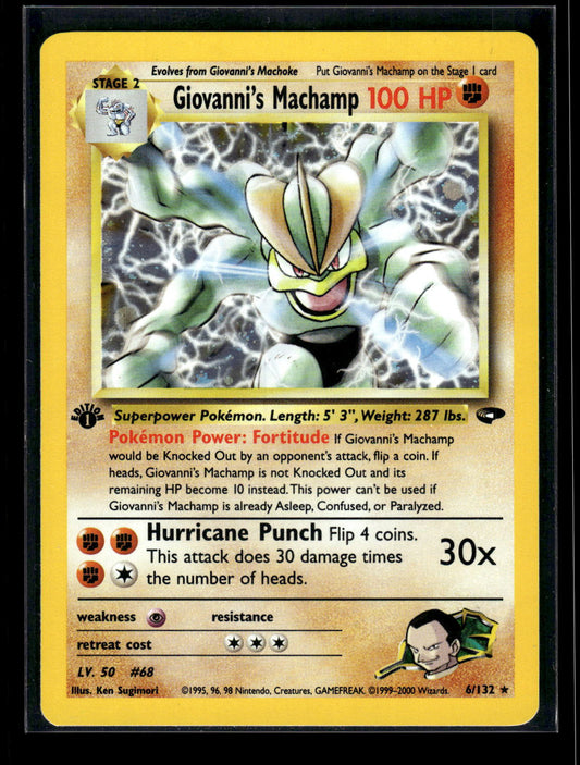 Giovanni's Machamp 006/132 Gym Challenge