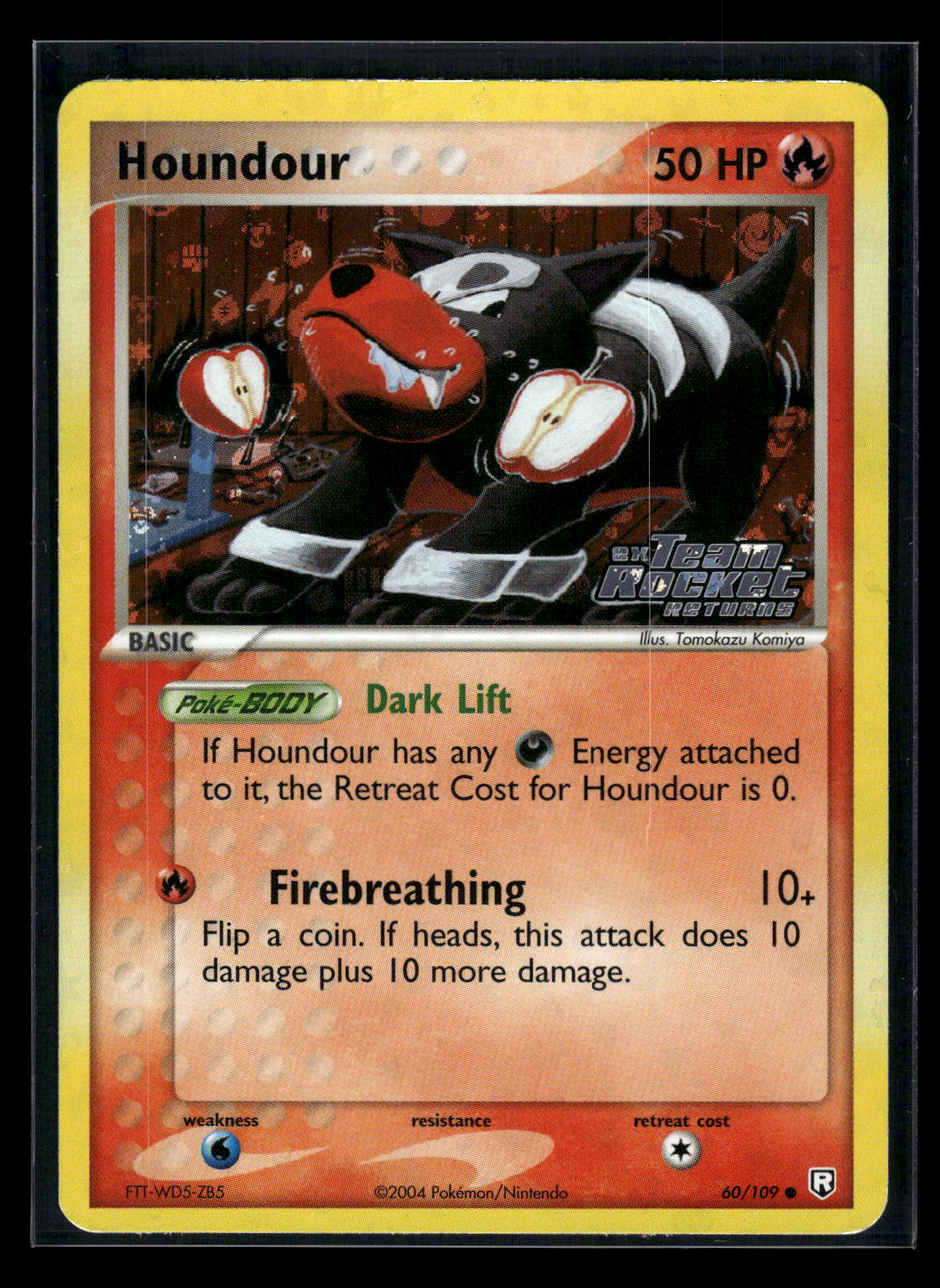 Reverse Foil - Houndour - 060/109 60/109 Team Rocket Returns