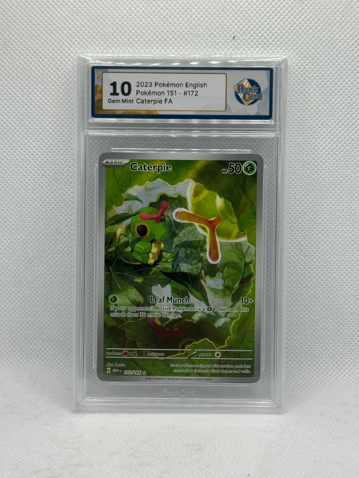 RC 10 - Caterpie 172/165 - Pokémon 151