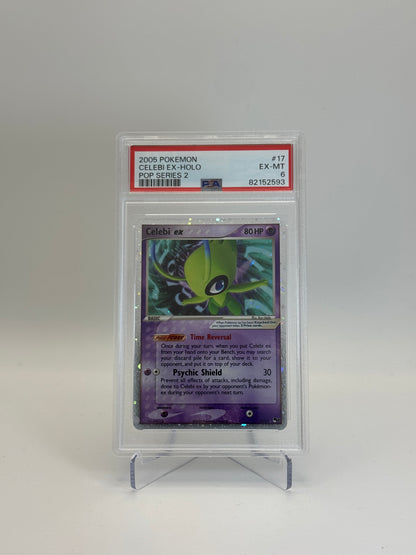PSA 6 - Celebi ex 17/17 - Pop Series 2