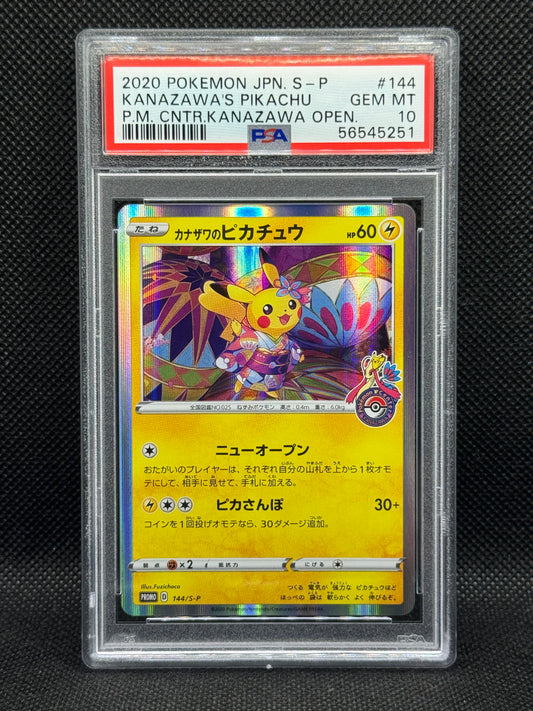 PSA 10 - Kanazawa's Pikachu 144/S-P / Pokémon Center Promo
