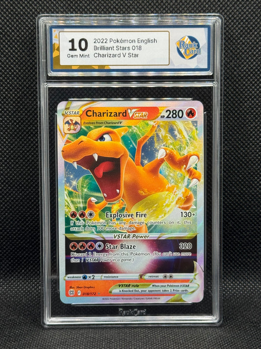 RC 10 - Charizard Vstar 018/172 - Brilliant Stars