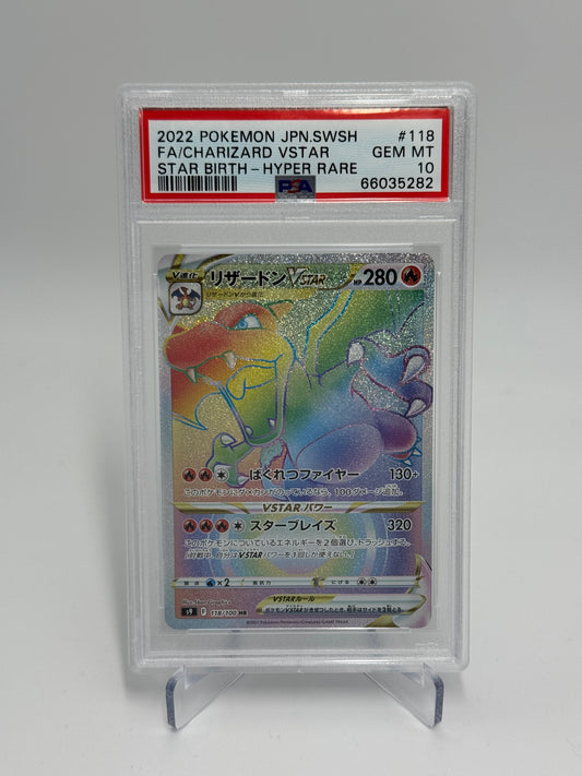 PSA 10 - Charizard Vstar 118/100 - Star Birth