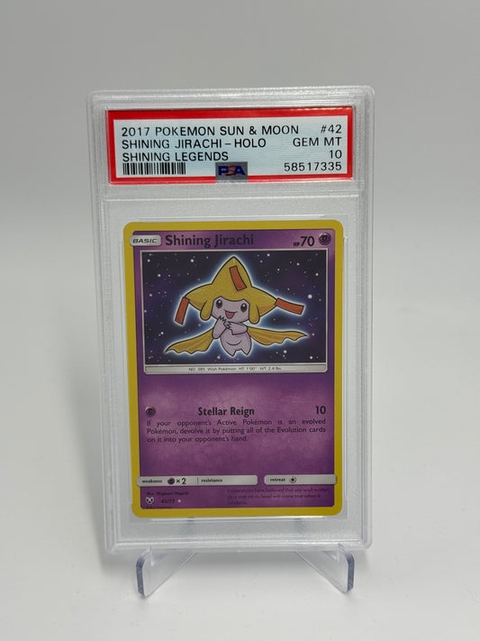 PSA 10 - Shining Jirachi 42/73 - Shining Legends