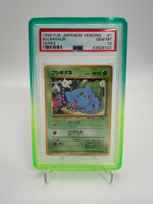 PSA 10 - Bulbasaur 001 - Vending Series 1