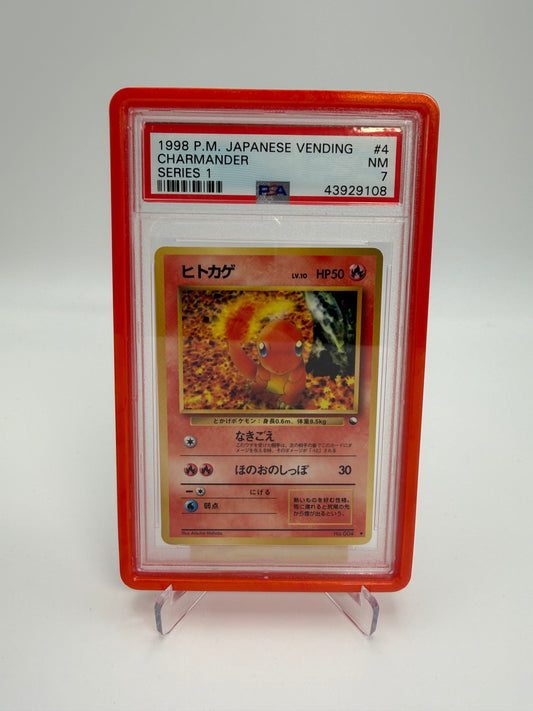 PSA 7 - Charmander 004 - Vending Series 1