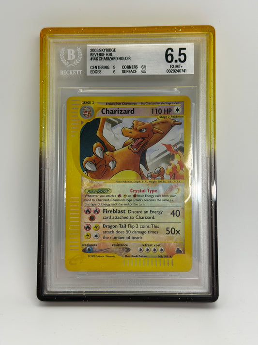 BGS 6.5 - Charizard Reverse Holo 146/144 - Skyridge