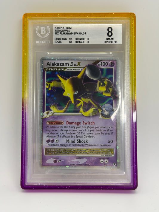 BGS 8 - Alakazam Lv. X 103/111 - Rising Rivals