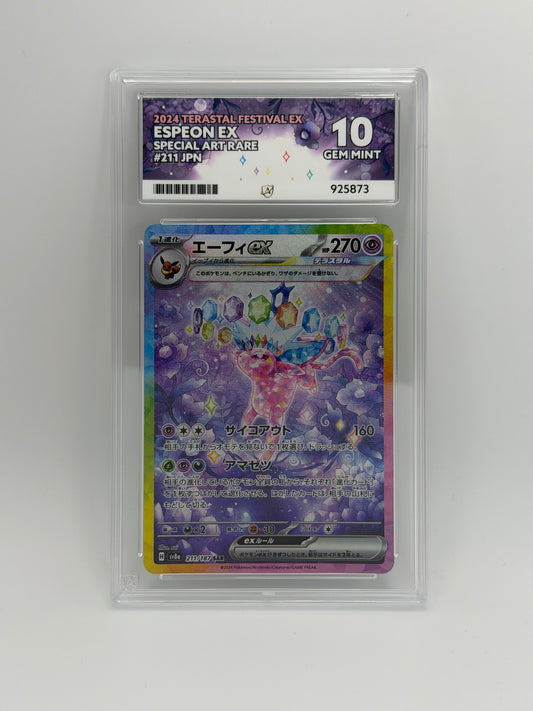 Ace 10 - Espeon Ex 211/187 - Terastal Festival / sv8a