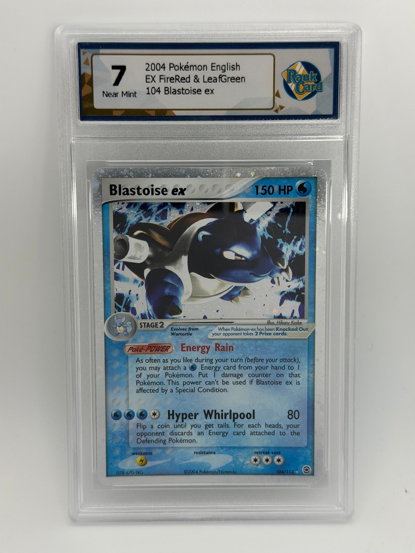 RC 7 - Blastoise Ex 104/112 - Ex Fire Red & Leaf Green