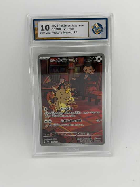 RC 10 - Rocket's Meowth 109/098 - Glory Of The Team Rocket / sv10