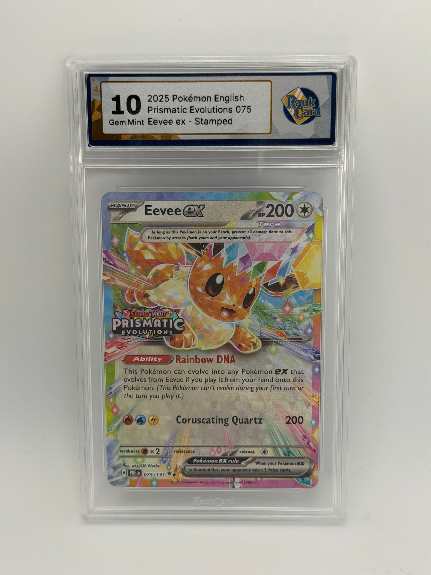 RC 10 - Eevee Ex 075/131 Stamped - Prismatic Evolutions