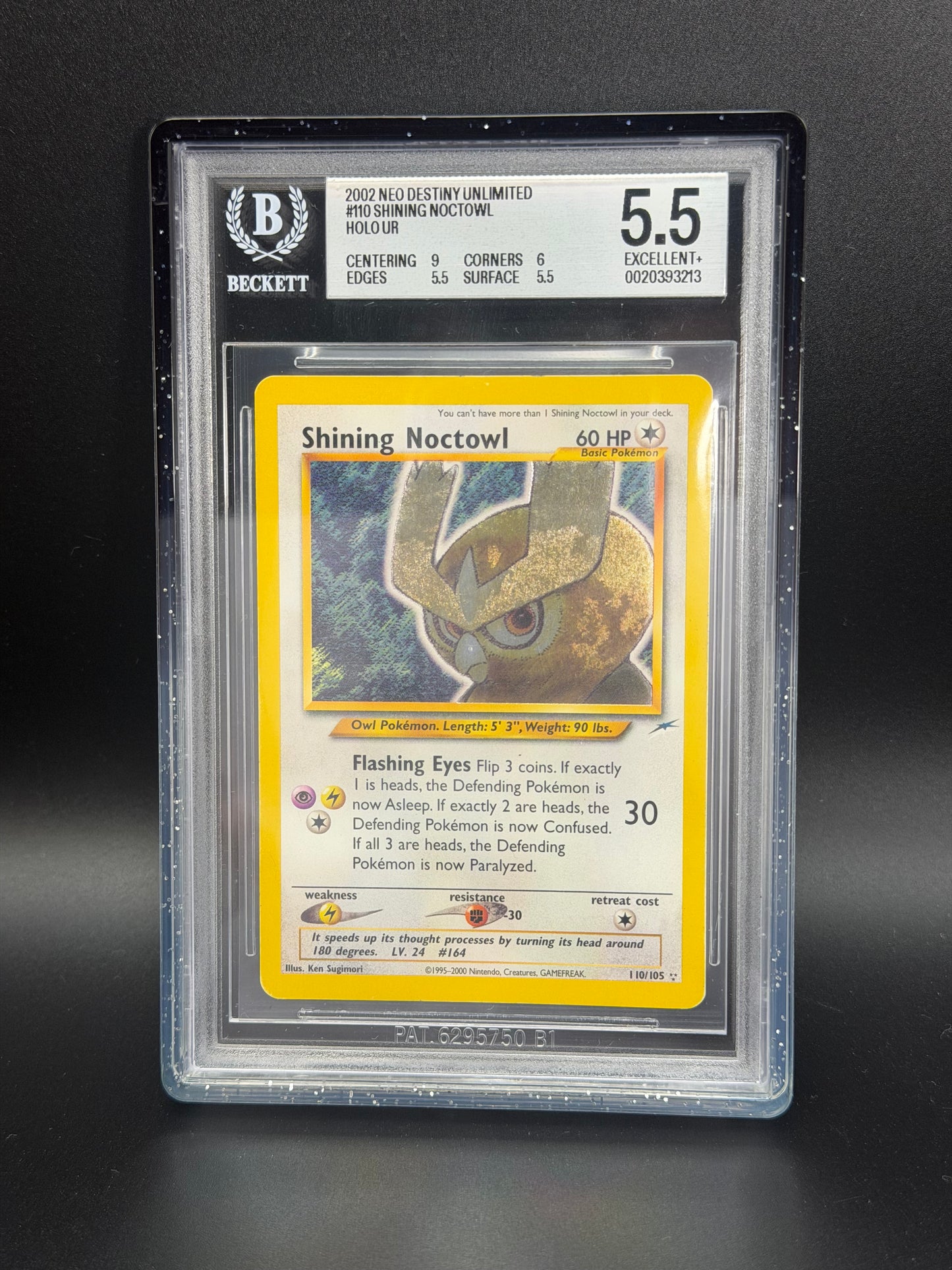 BGS 5.5 - Shining Noctowl 110/105 - Neo Destiny