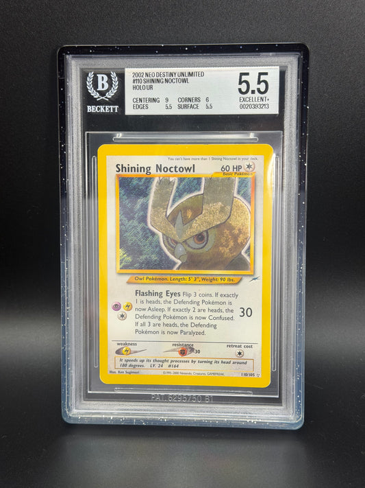 BGS 5.5 - Shining Noctowl 110/105 - Neo Destiny