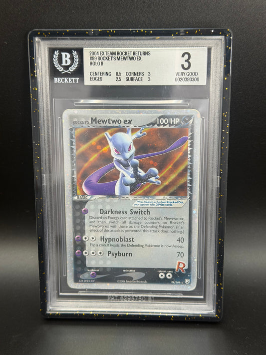 BGS 3 - Rocket's Mewtwo Ex 99/109 - Ex Team Rocket Returns