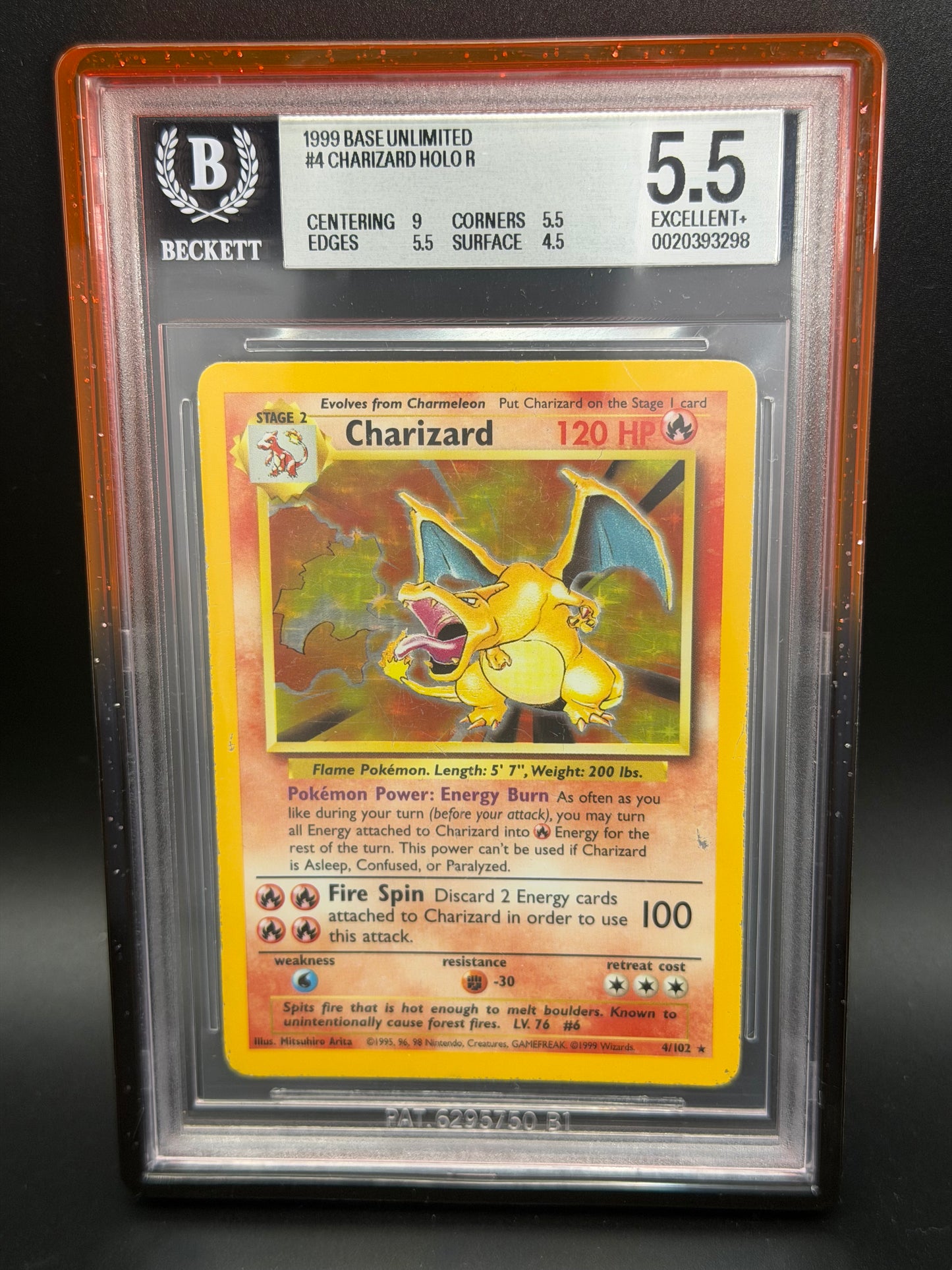 BGS 5.5 - Charizard 4/102 - Base Set