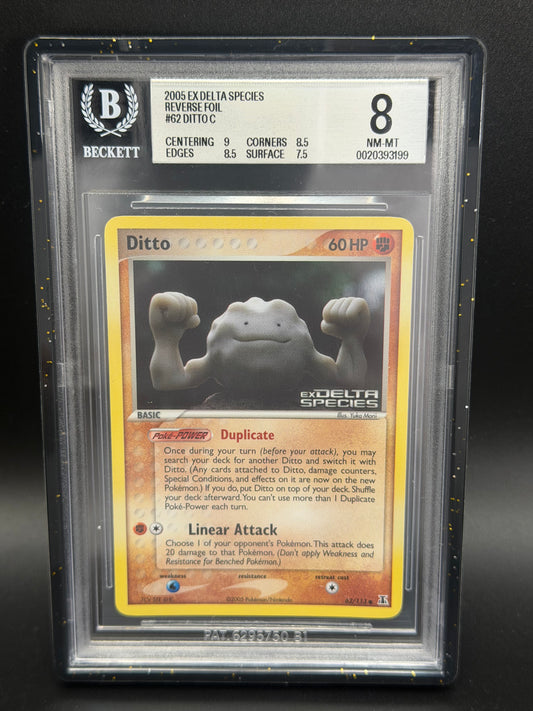 BGS 8 - Ditto (Geodude) Reverse Holo Stamped 62/113 - Delta Species