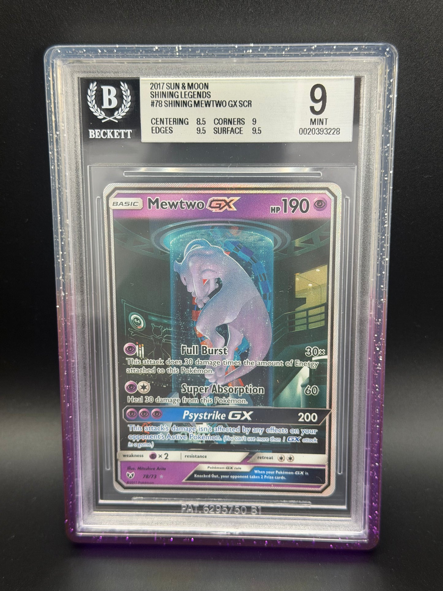 BGS 9 - Mewtwo Ex 78/73 - Shining Legends