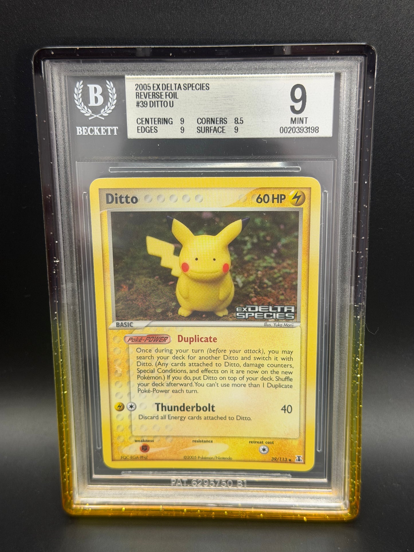 BGS 9 - Ditto (Pikachu) Reverse Holo Stamped 39/113 - Delta Species