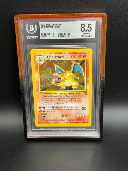 BGS 8.5 - Charizard 4/130 - Base Set 2
