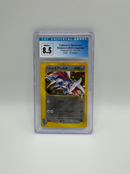CGC 8.5 - Falkner's Skarmory 1st Edition 007/141 - VS Series