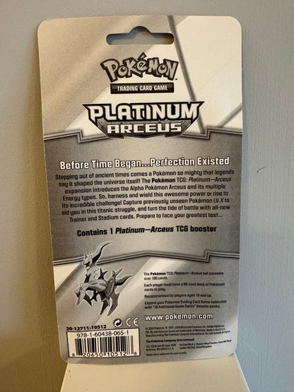 2009 Platinum Arceus Blister - Zapdos Artwork