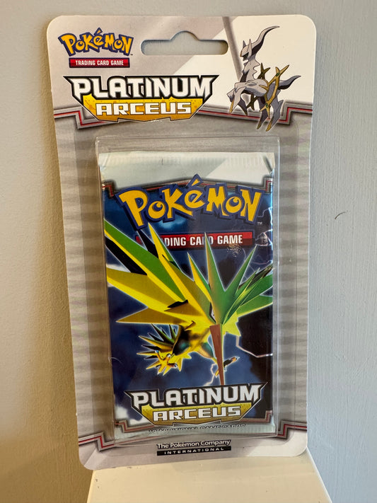 2009 Platinum Arceus Blister - Zapdos Artwork