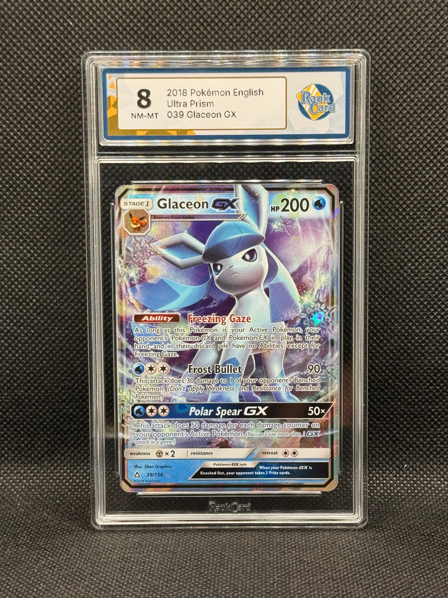 RC 8 - Glaceon GX 039/156 - Ultra Prism