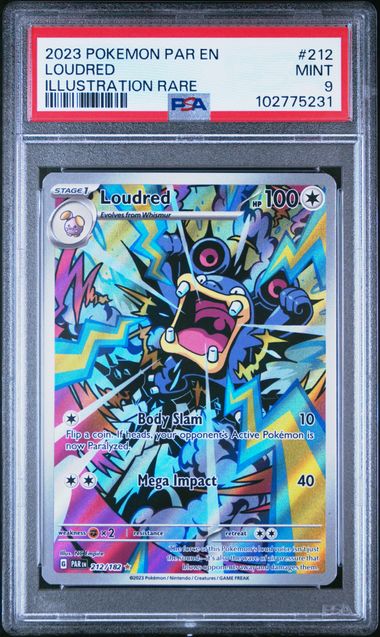 PSA 9 - Loudred 212/182 - Paradox Rift