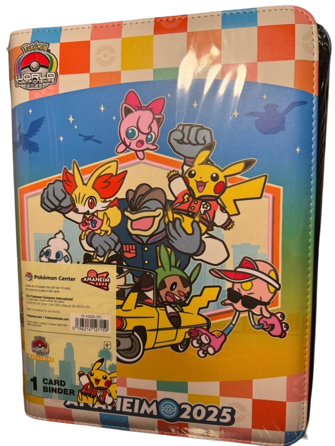 Pokémon World Championship 2025 Anaheim - Zippered Binder