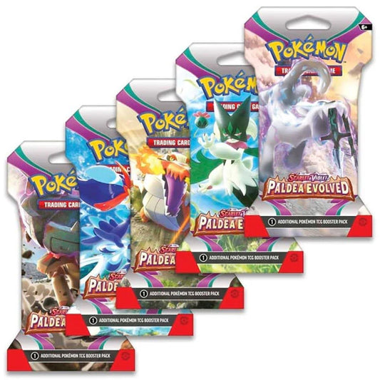 Pokémon TCG Scarlet & Violet - Sleeved Paldea Evolved Booster Pack