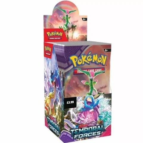 Pokémon Scarlet & Violet: Temporal Forces - HALF BOOSTER BOX 18 PACKS