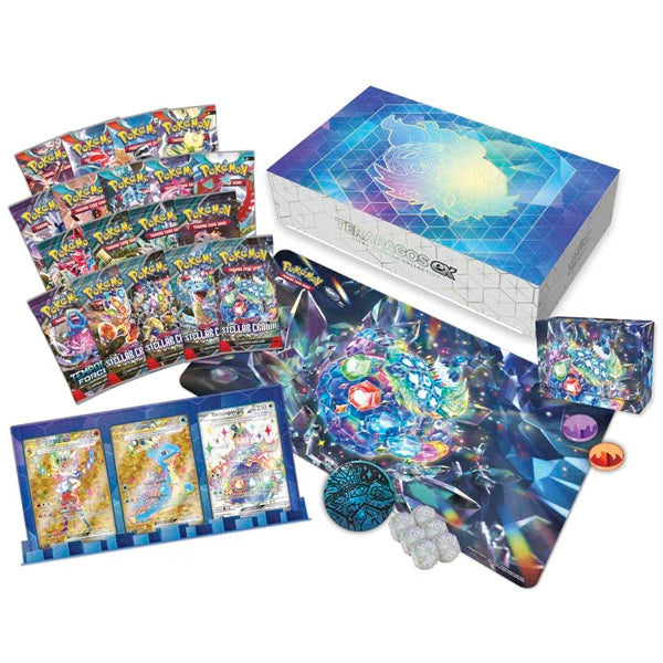 Pokémon Scarlet & Violet: Terapagos ex Ultra-Premium Collection - AKRYLSKYDD INGÅR