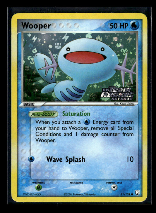 Reverse Foil - Wooper 81/109 Team Rocket Returns