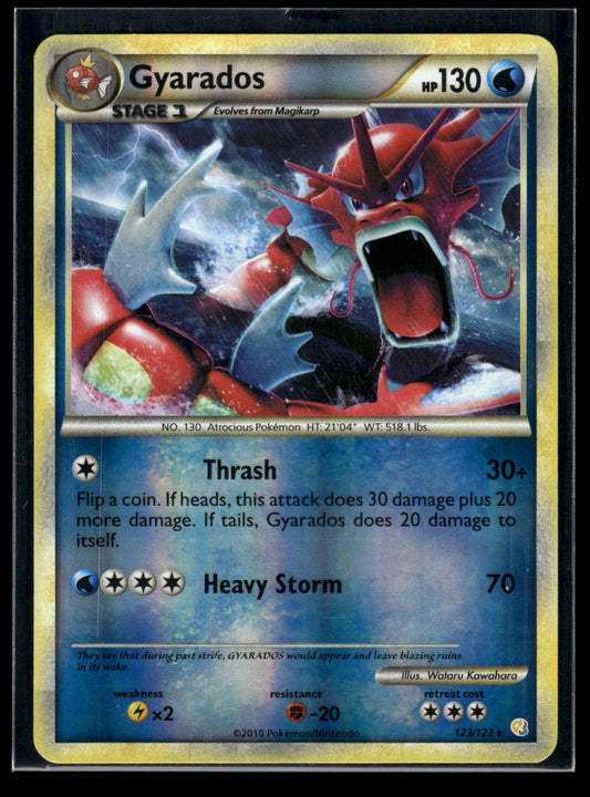 Reverse Foil - Gyarados (Red) 123/123 HeartGold SoulSilver