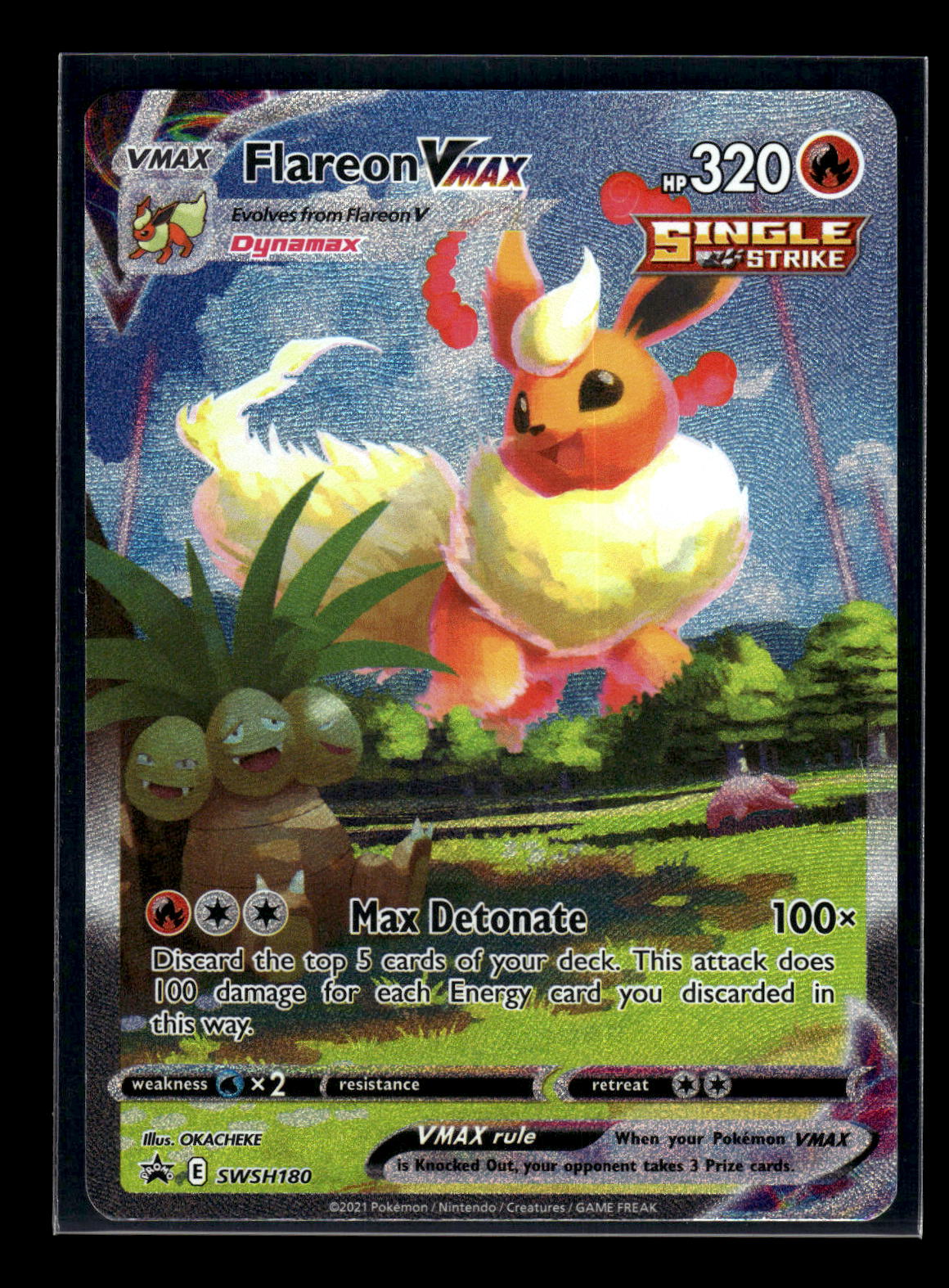Flareon VMAX SWSH180 SWSH: Sword & Shield Promo Cards