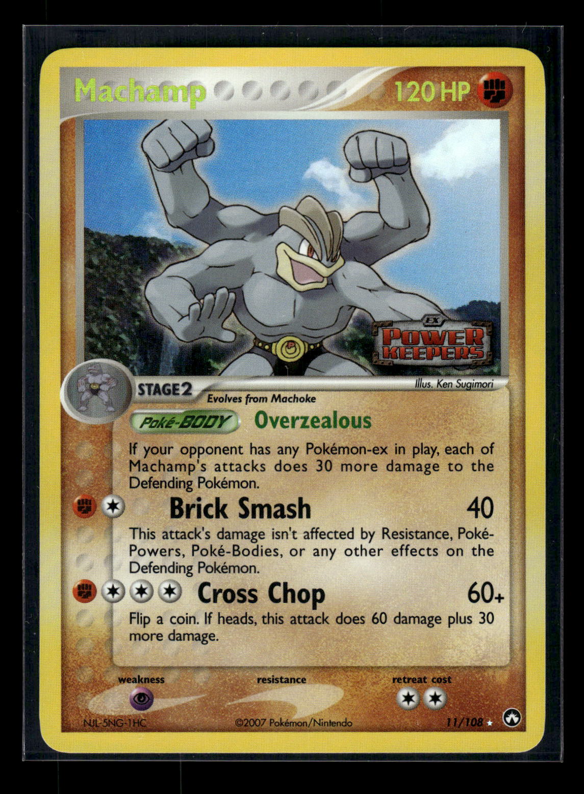 Reverse Foil - Machamp 11/108 Power Keepers